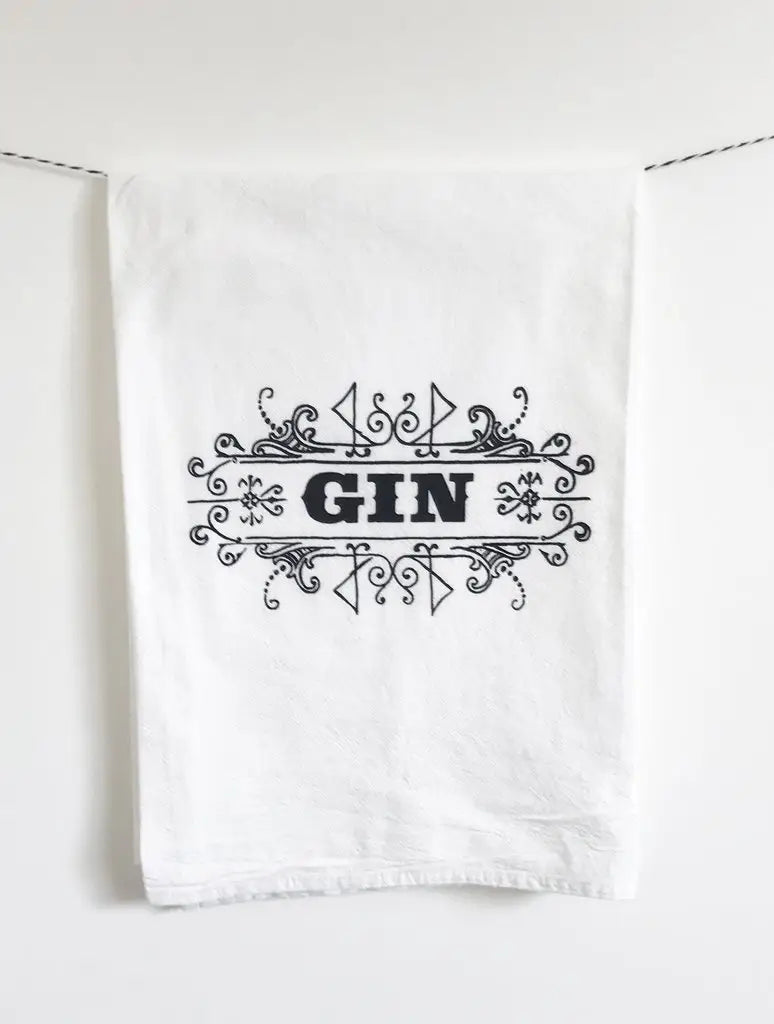 Gin tea towel