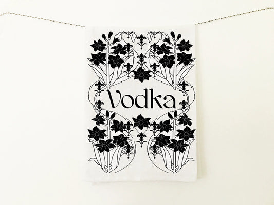Vodka tea towel