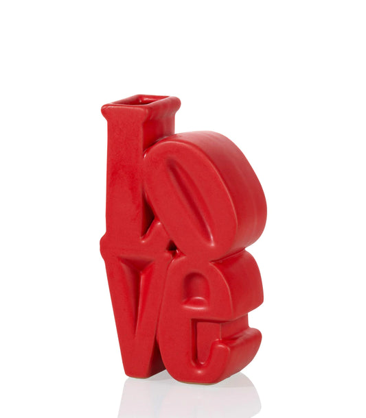 Red Love Vase