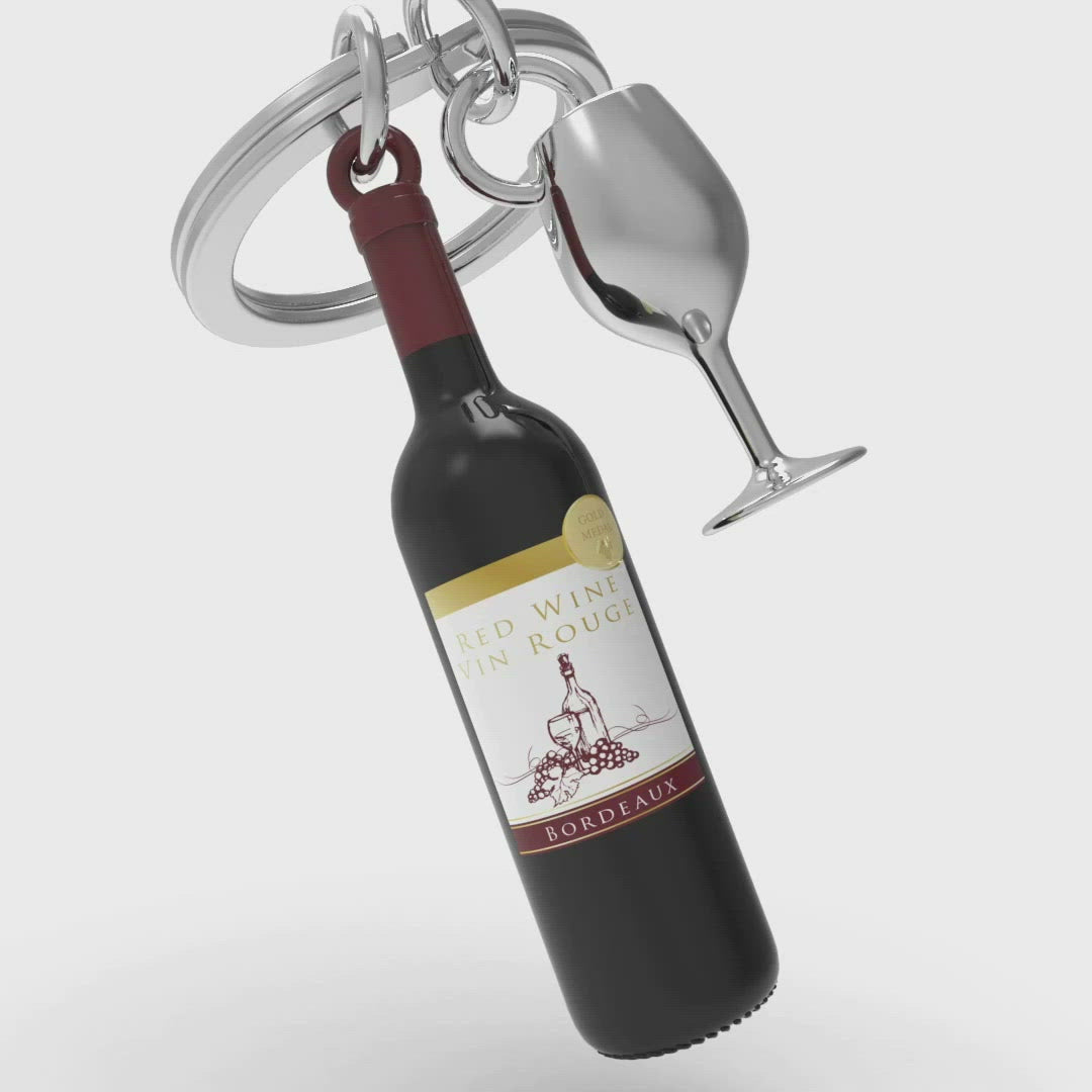 Porta chiave della bottiglia di vino