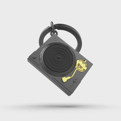 Porte clés Platine Vinyle Noire
