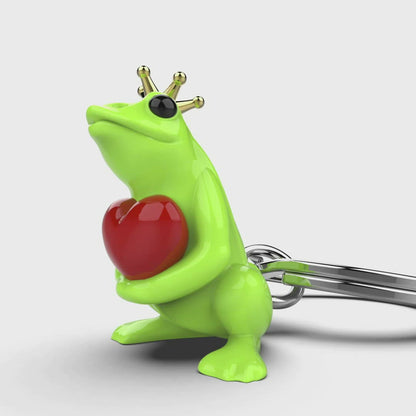 Green frog key door